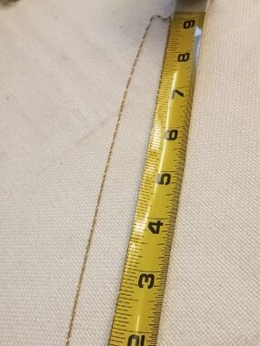Delicate 14k Yellow Gold Twisted Chain Necklace, EUC, 18 inches